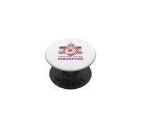 Too Fat To Be Kidnapped (Funny Hamster Graphic) PopSockets Adhesive PopGrip
