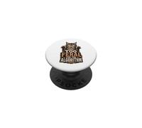 Too Feral Algorithm Cat PopSockets Adhesive PopGrip