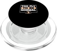 Too Fly To Be Normal Funny Gymnastics For Acrobats Gymnasts PopSockets PopGrip for MagSafe