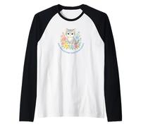 Too Fragile for Toxic Masculinity Cat Flowery Raglan Baseball Tee