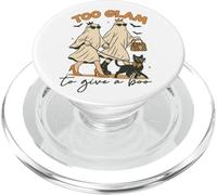 Too Glam To Give A Boo Halloween Style PopSockets PopGrip for MagSafe