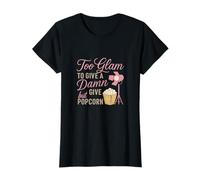 Too Glam to Give a Damn But Give Popcorn Graphic T-Shirt