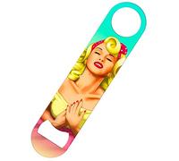 Too Glam to Give A Damn Pin Up Bar Blade Bottle Opener 18 x 4cm