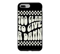 Too Glam To Give A Damn Retro Checkerboard Typography Case for iPhone 7 Plus/8 Plus