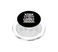 Too Glamorous To Commit Murder - Murder Mystery Dinner PopSockets PopGrip for MagSafe