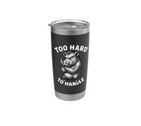 Too Hard to Handle Wild Boar Funny Design Stainless Steel Insulated Tumbler