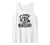 Too Hot for Monogamy, Polyamory Pride, Polyamorous Throuple Tank Top