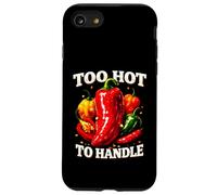 Too Hot To Handle Funny Chili Pepper For Spicy Food Lovers Case for iPhone SE (2020) / 7/8
