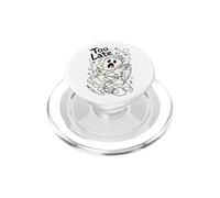 Too Late Panicked Ghost Caught in Wires PopSockets PopGrip for MagSafe