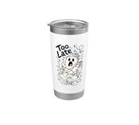 Too Late Panicked Ghost Caught in Wires Stainless Steel Insulated Tumbler