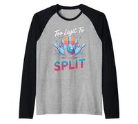 Too Legit to Split Shirt Too Ligit to Split Funny Bowling Raglan Baseball Tee