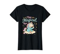 Too Magical for Mondays Pastel Unicorn Pajama Design T-Shirt