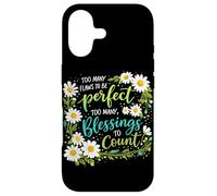 Too Many Blessings To Count Christian Floral Faith Prayer Case for iPhone 17
