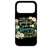 Too Many Blessings To Count Christian Floral Faith Prayer Case for iPhone 17 Pro Max