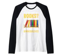 Too Many Books? Think What You Mean Is Not Enough Bookshelve Raglan Baseball Tee
