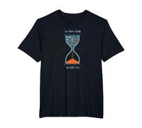 Too Many Books Too Little Time Bookworm Hourglass T-Shirt, Men's Big and Tall, Black, 5X Tall