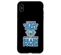 Too Many Ideas Not Enough Brain Power Funny Quote Case for iPhone XS Max