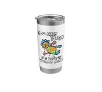 Too Many People Not Enough Voodoo Doll Horror Emo Goth Stainless Steel Insulated Tumbler