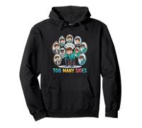 Too Many Sides Mind Personality Awareness Design Pullover Hoodie