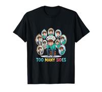 Too Many Sides Mind Personality Awareness Design T-Shirt