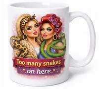 Too Many Snakes On Here Funny Scouse Girl Coffee Cup Gift Mug