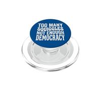 Too Many Squiggles Not Enough Democracy Redistricting PopSockets PopGrip for MagSafe