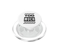 Too Much 2 Tone Ska Checkerboard PopSockets PopGrip for MagSafe