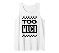 Too Much 2 Tone Ska Checkerboard Tank Top
