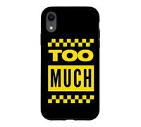 Too Much 2 Tone Ska Yellow Checkerboard Case for iPhone XR