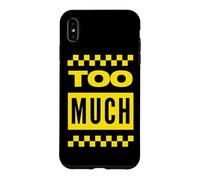 Too Much 2 Tone Ska Yellow Checkerboard Case for iPhone XS Max