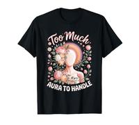 Too Much Aura to Handle Reading Chakra Energy Value Graphic T-Shirt