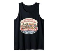 Too Much Fabric Sewing Quilting Lover Funny Quilter Joke Fun Tank Top