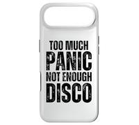 Too Much Panic Not Enough Disco : Funny Mental Health Saying Case for iPhone Air