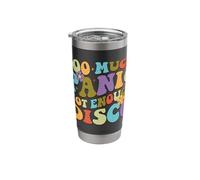 Too Much Panic Not Enough Disco Vibes Stainless Steel Insulated Tumbler