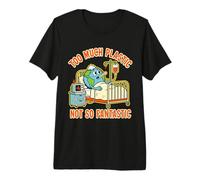 Too Much Plastic Not Fantastic Recycle Plastic Earth Day Premium T-Shirt