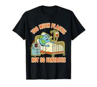 Too Much Plastic Not Fantastic Recycle Plastic Earth Day T-Shirt