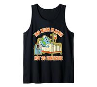 Too Much Plastic Not Fantastic Recycle Plastic Earth Day Tank Top