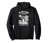 Too Old to Care Boomer Club Retro Beach Vibe Retirement Pullover Hoodie