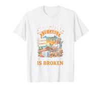 Too Old to Care Club My Give A Damn is Broken Value Graphic T-Shirt