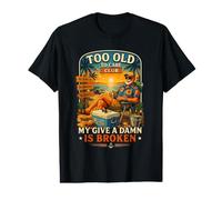 Too Old to Care Club My Give A Damn is Broken Value Graphic T-Shirt