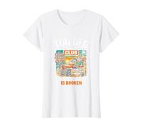 Too Old to Care Club My Give A Damn is Broken Value Graphic T-Shirt