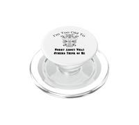 Too Old To Worry What Others Think Funny Retro Quote PopSockets PopGrip for MagSafe
