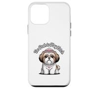 Too Posh To Play Fetch Funny Sarcastic Shih Tzu Dog Lover Case for iPhone 12 mini