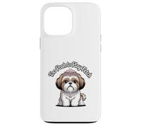 Too Posh To Play Fetch Funny Sarcastic Shih Tzu Dog Lover Case for iPhone 13 Pro Max