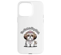 Too Posh To Play Fetch Funny Sarcastic Shih Tzu Dog Lover Case for iPhone 15 Pro Max