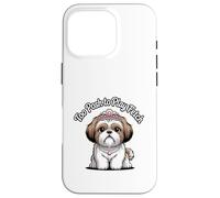 Too Posh To Play Fetch Funny Sarcastic Shih Tzu Dog Lover Case for iPhone 16 Pro