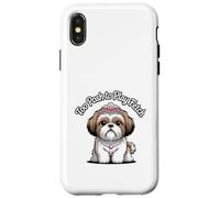 Too Posh To Play Fetch Funny Sarcastic Shih Tzu Dog Lover Case for iPhone X/XS