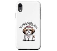 Too Posh To Play Fetch Funny Sarcastic Shih Tzu Dog Lover Case for iPhone XR