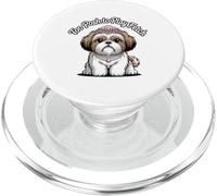 Too Posh To Play Fetch Funny Sarcastic Shih Tzu Dog Lover PopSockets PopGrip for MagSafe
