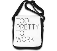 Too Pretty to Work Shoulder Bag White